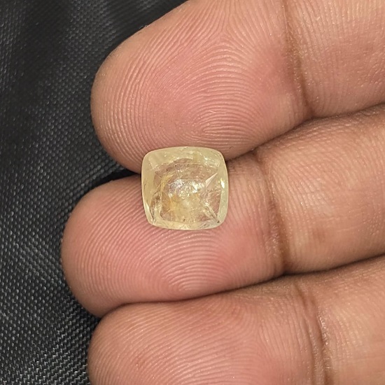 Sri Lanka Pukhraj Stone Original Ceylon Yellow Sapphire Guru Gemstone Certified Natural